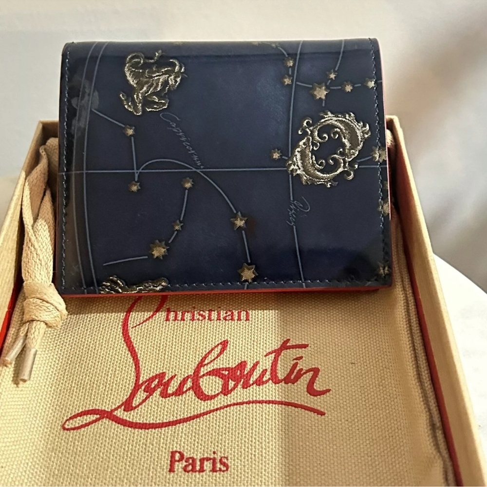 Rare Christian Louboutin wallet zodiac sign